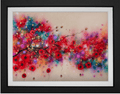Screenshot of Kealey Farmer's art piece titled "Destined," showcasing vibrant colors and abstract design elements.