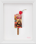 Colorful Dotty Urban Melt No.6 art by Dotty, featuring vibrant abstract dots on a white background.