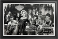 Ben Jeffery Hollywood Wall Of Fame Deluxe canvas art featuring iconic Hollywood stars in a vibrant, artistic wall display.