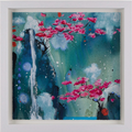 Screenshot of Danielle O'Connor Akiyama's Beauty Bound II art piece showcasing vibrant, abstract watercolor design.