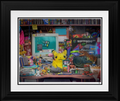 JJ Adams art piece titled "Take Me Back To The 90's" featuring vibrant, nostalgic 90s-inspired imagery in a digital screenshot.