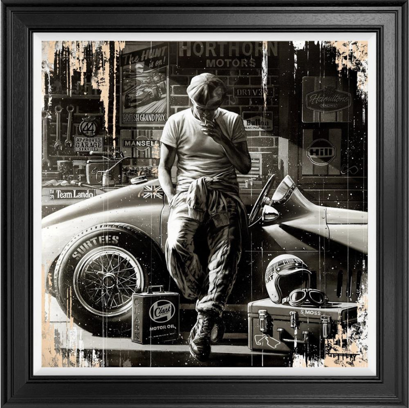 Colorful canvas art print titled "Driven" by Ben Jeffery, featuring vibrant abstract design perfect for modern home decor.