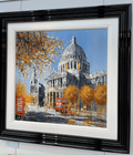 Simon Wright St Paul's art print showcasing a detailed architectural illustration of St Paul's Cathedral.