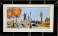 Simon Wright Westminster Bridge art print showcasing a detailed, colorful depiction of the iconic London bridge.