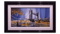 Simon Wright art print of Tower Bridge at dusk, showcasing a detailed and atmospheric depiction of London's iconic bridge during sunset.