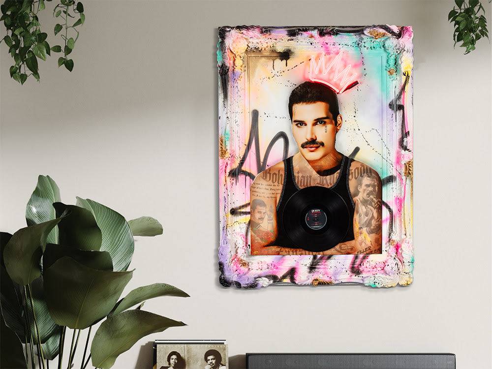 Ghost Killer Queen III art print featuring a vibrant, detailed illustration with bold colors and intricate design elements.