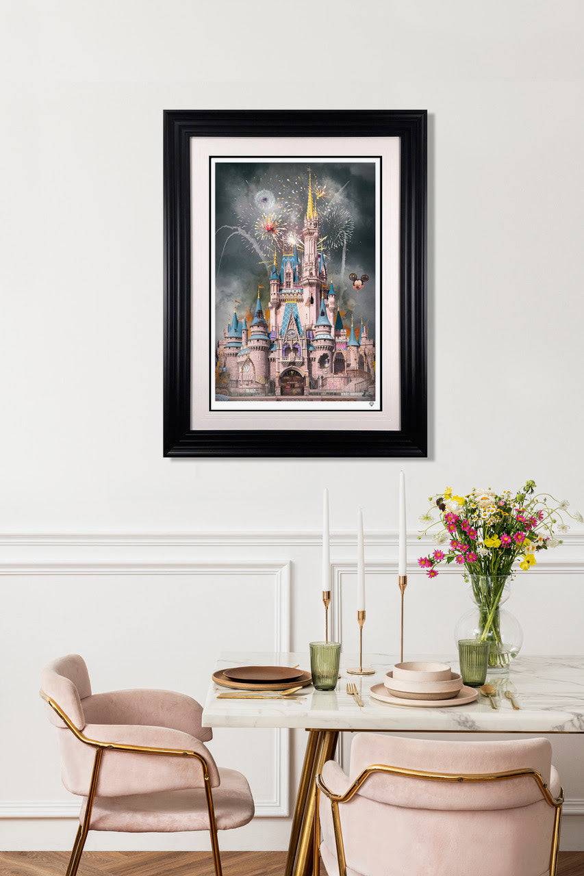 JJ Adams Sleeping Giant art print showcasing a large, detailed depiction of the Sleeping Giant scene in vibrant colors.