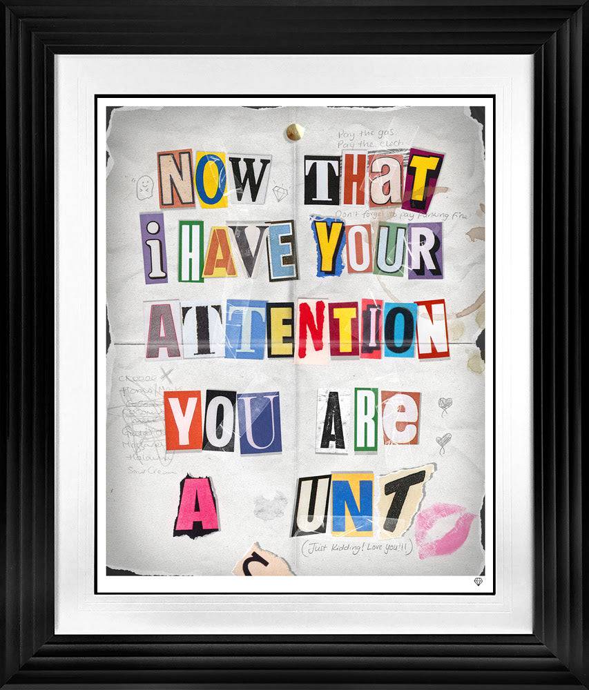 JJ Adams art print titled "The Ransom" featuring vibrant, detailed artwork with bold colors and intricate design elements.